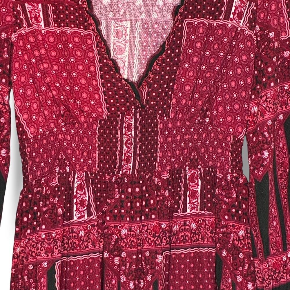 Altar'd State boho patchwork peasant dress size medium - Picture 4 of 7